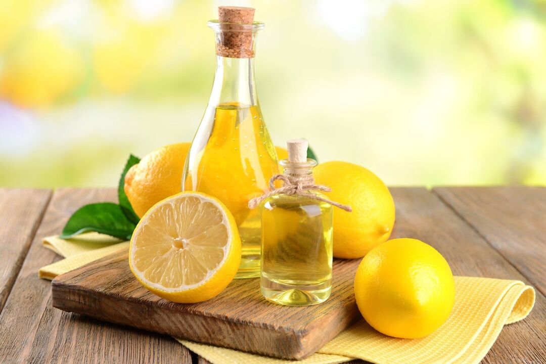 Ether de citron - l'essentiel pour éclaircir la peau du visage